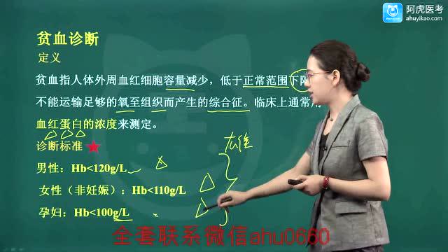 [图]#血液病学主治医师 阿虎医考 免费学 2021中级职称 最新课程 周敏老师---贫