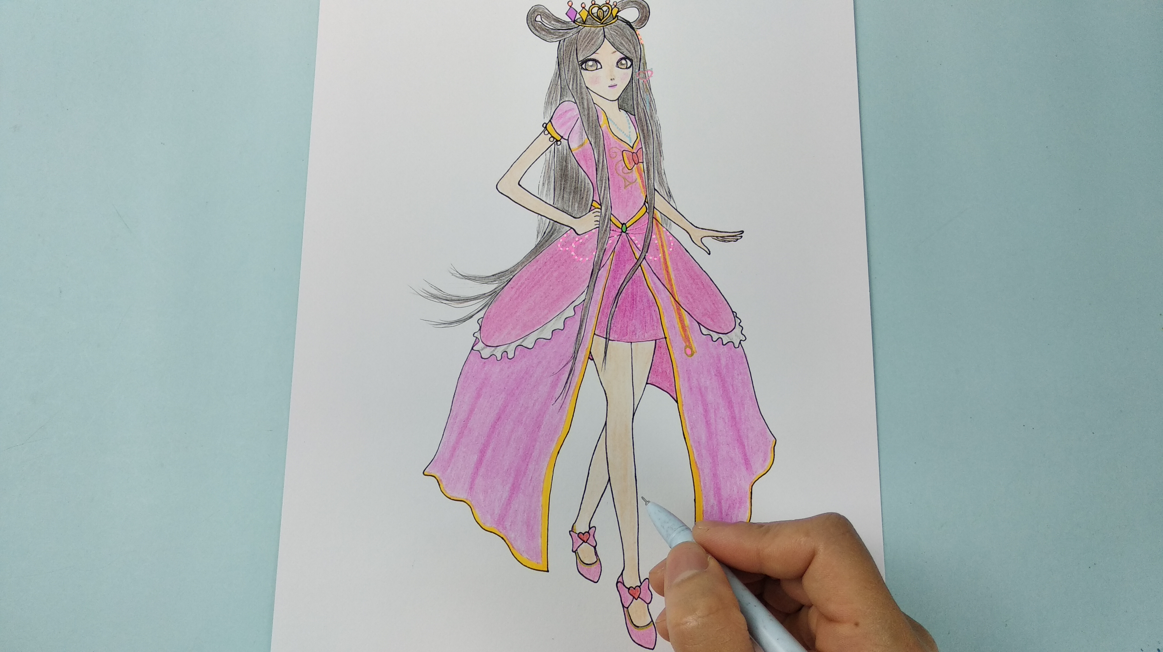 精灵梦叶罗丽简笔画怎么画图片