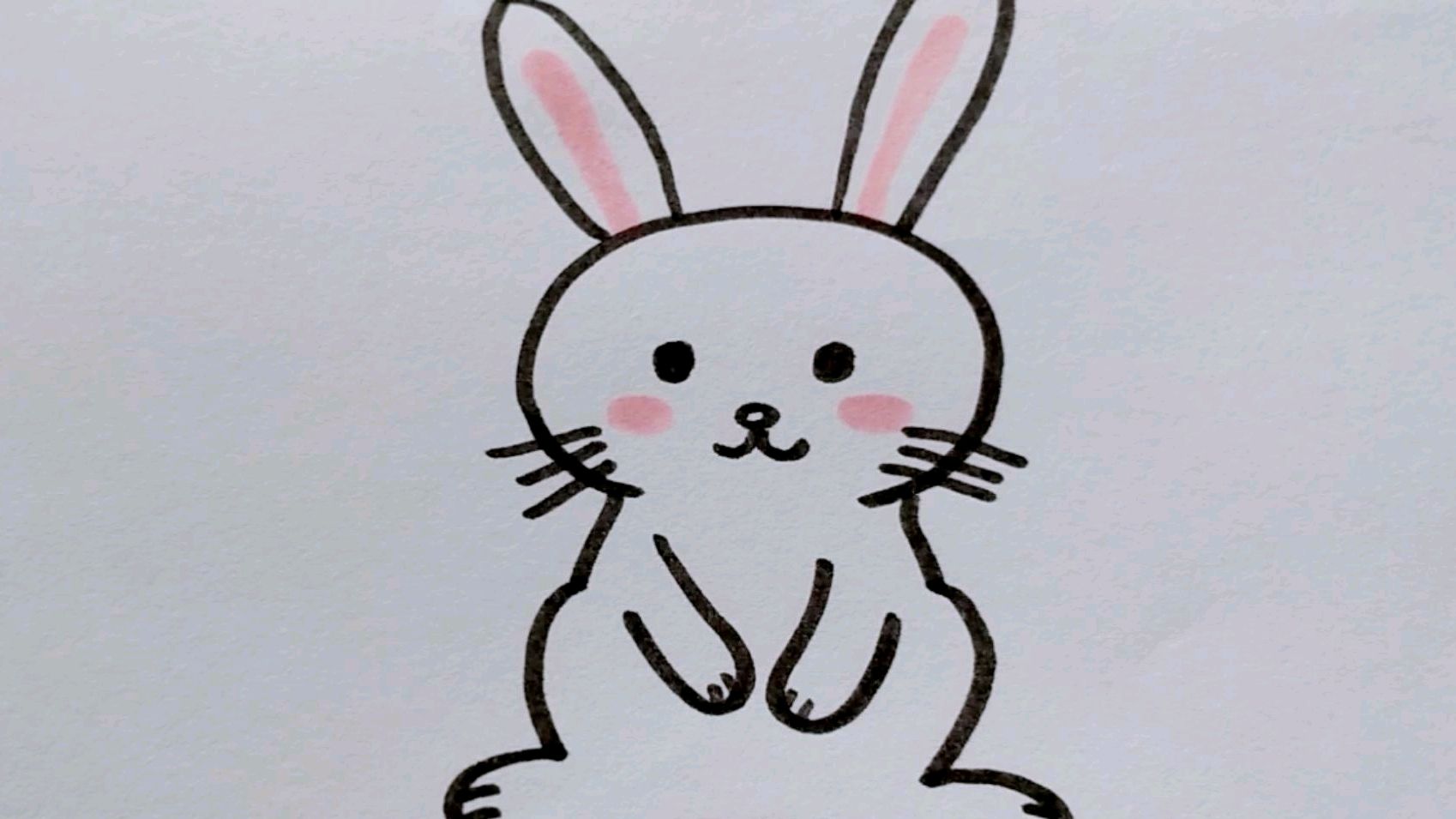 兔子简笔画 兔子怎么画-在线观看-禾坡视频