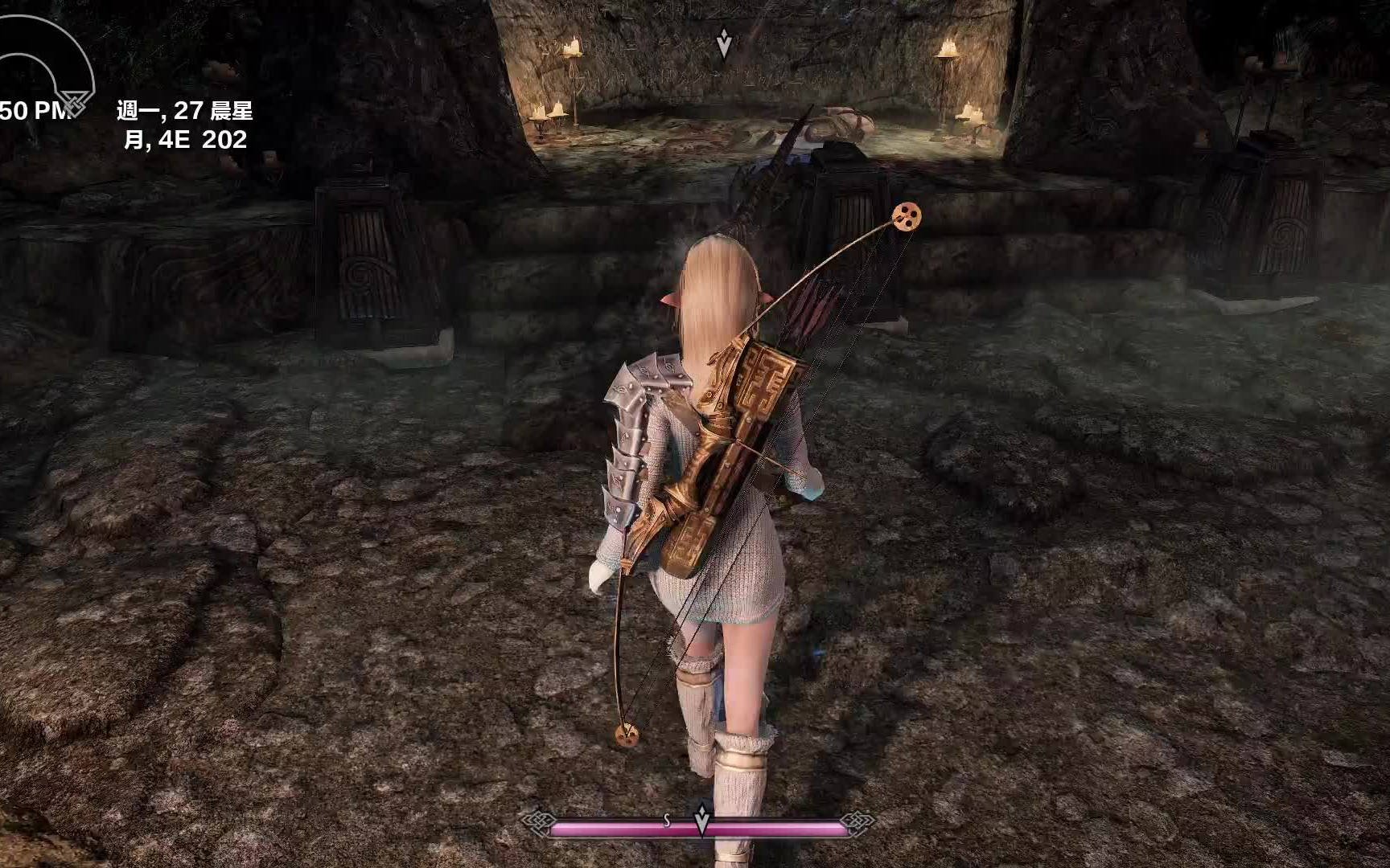 上古卷轴5诺德遗迹：银流巢穴（龙吼碎片：缴械，手）