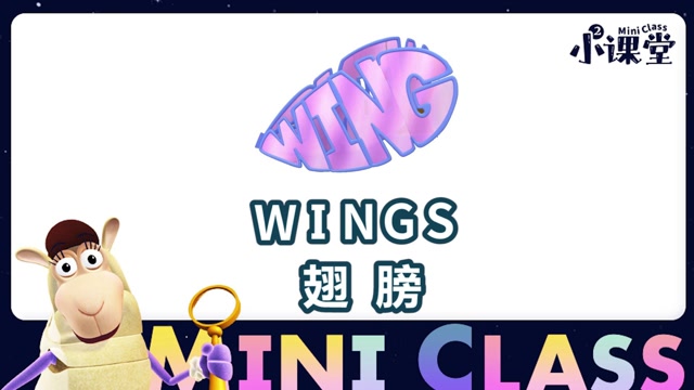 [图]60.单词世界小课堂-wings 翅膀