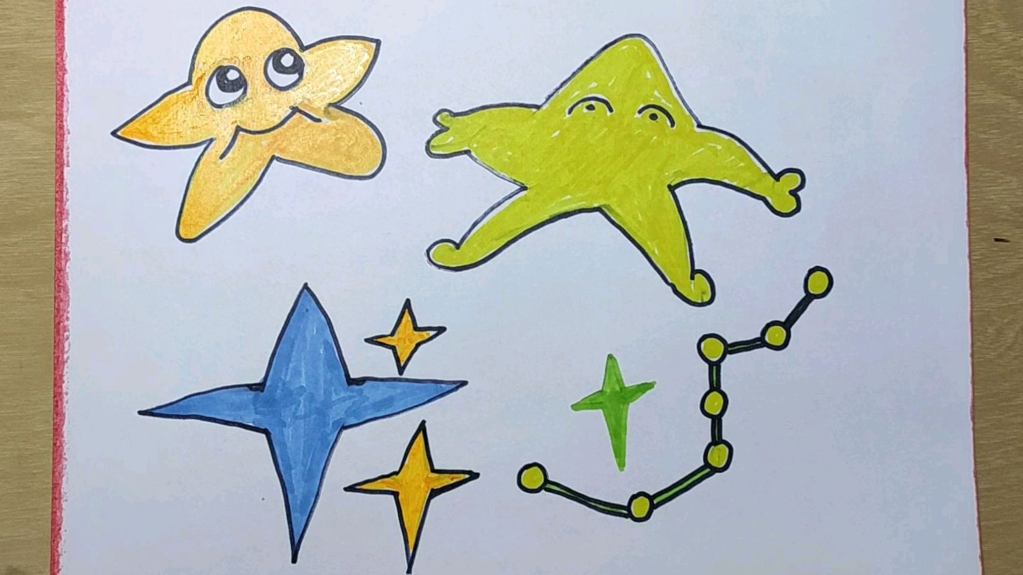 03:56  来源:好看视频-星星是怎么画的儿童画 5星星画法按教学:首先图片