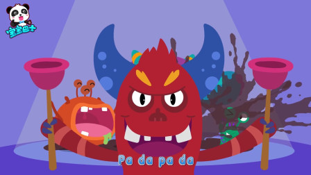 细菌来了—清洁救援出动,了解清洁超人如何赶走马桶上的细菌