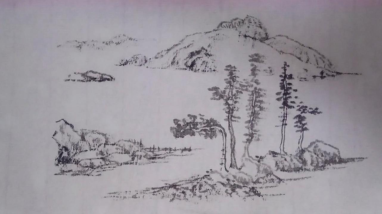 怎么画国画山水才好看