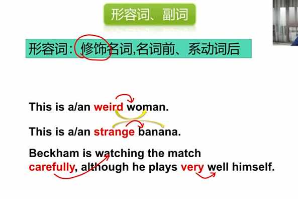 形容词副词用法归纳图 百度