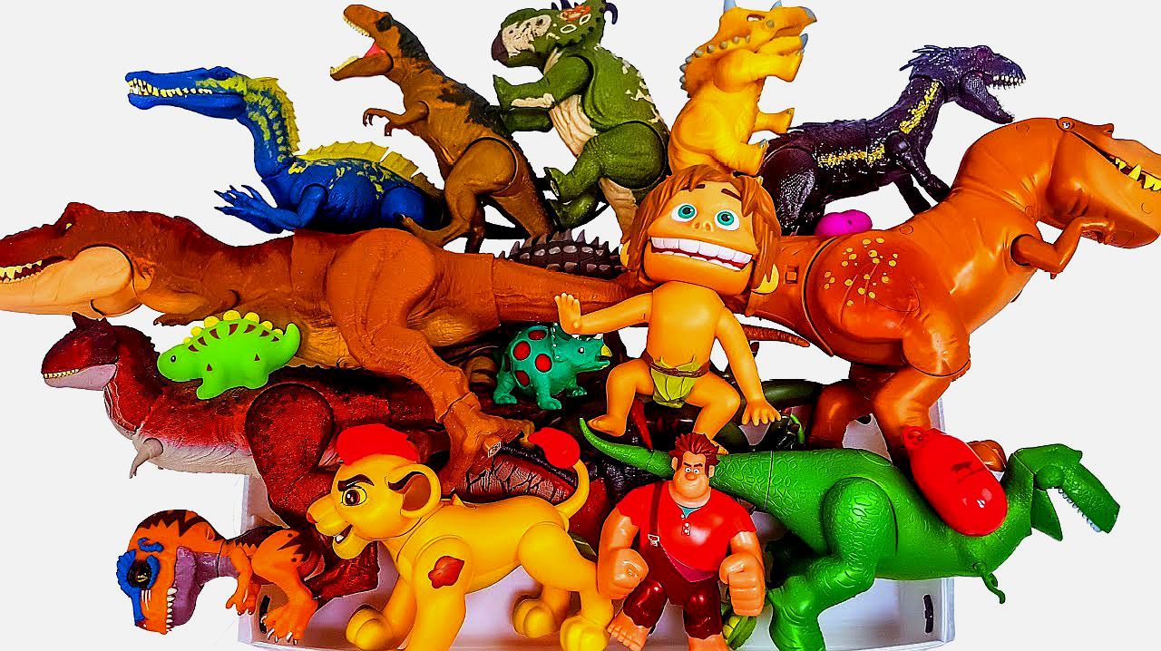 "积木玩具秀"之早教视频:小恐龙玩具展示