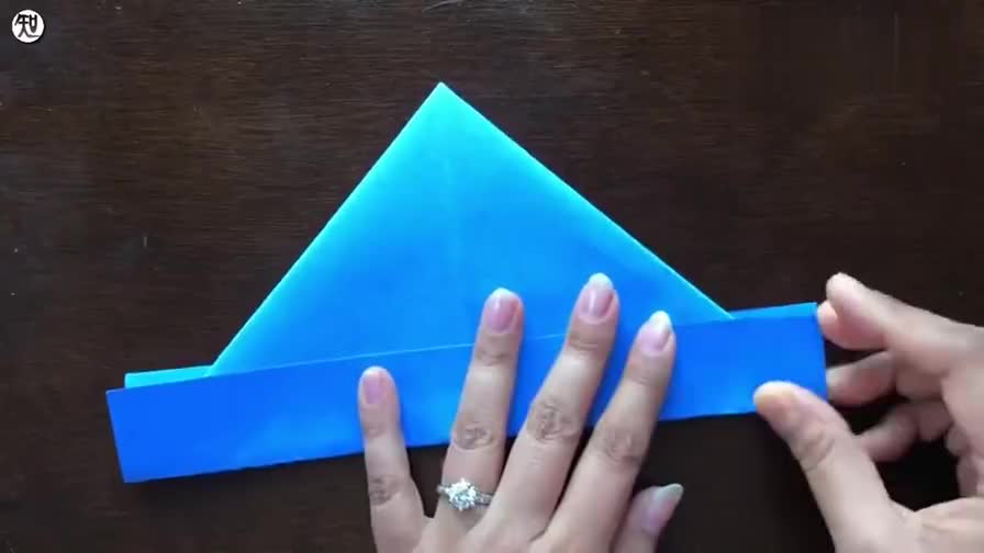 折纸教学,一只简易的小船折法