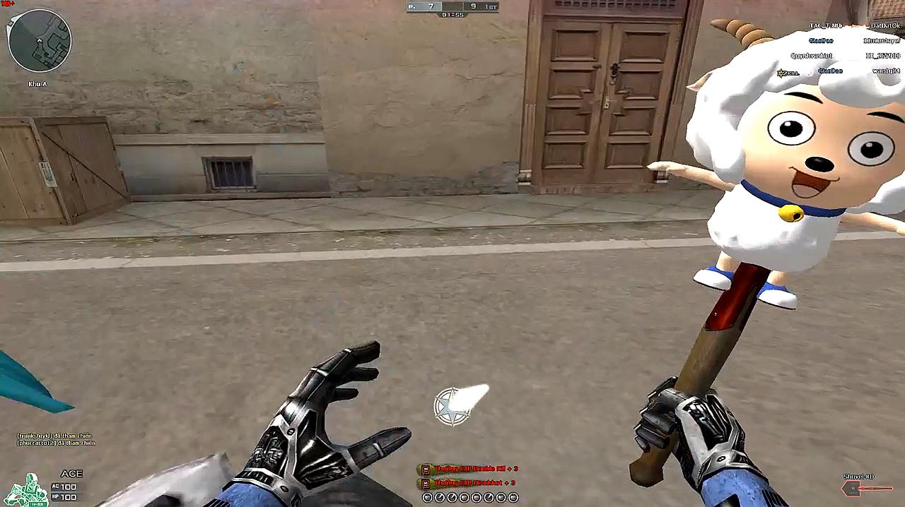 cf越南服:喜羊羊牌铁锹,小学生专属武器