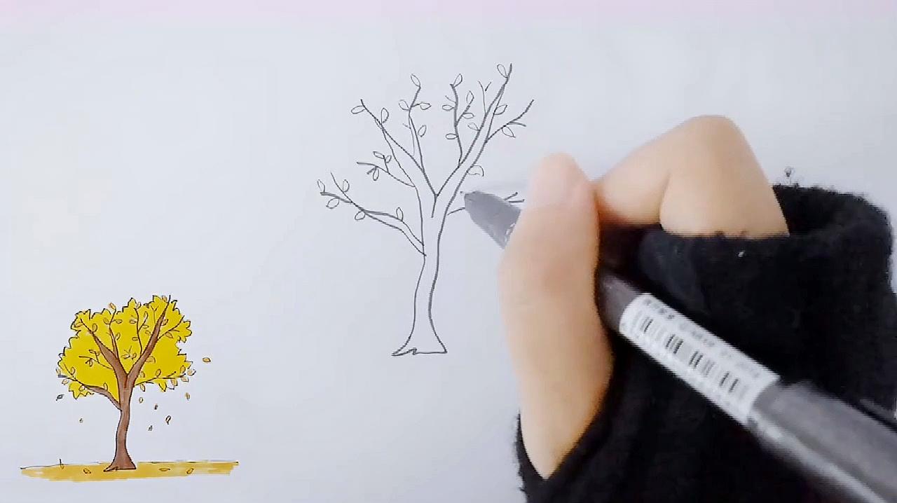 怎样画一棵大树