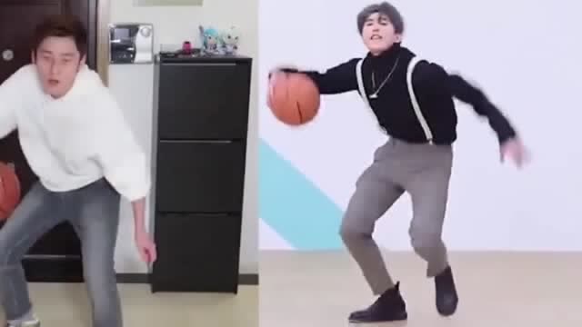 多版本"鸡太美"蔡徐坤打篮球合集