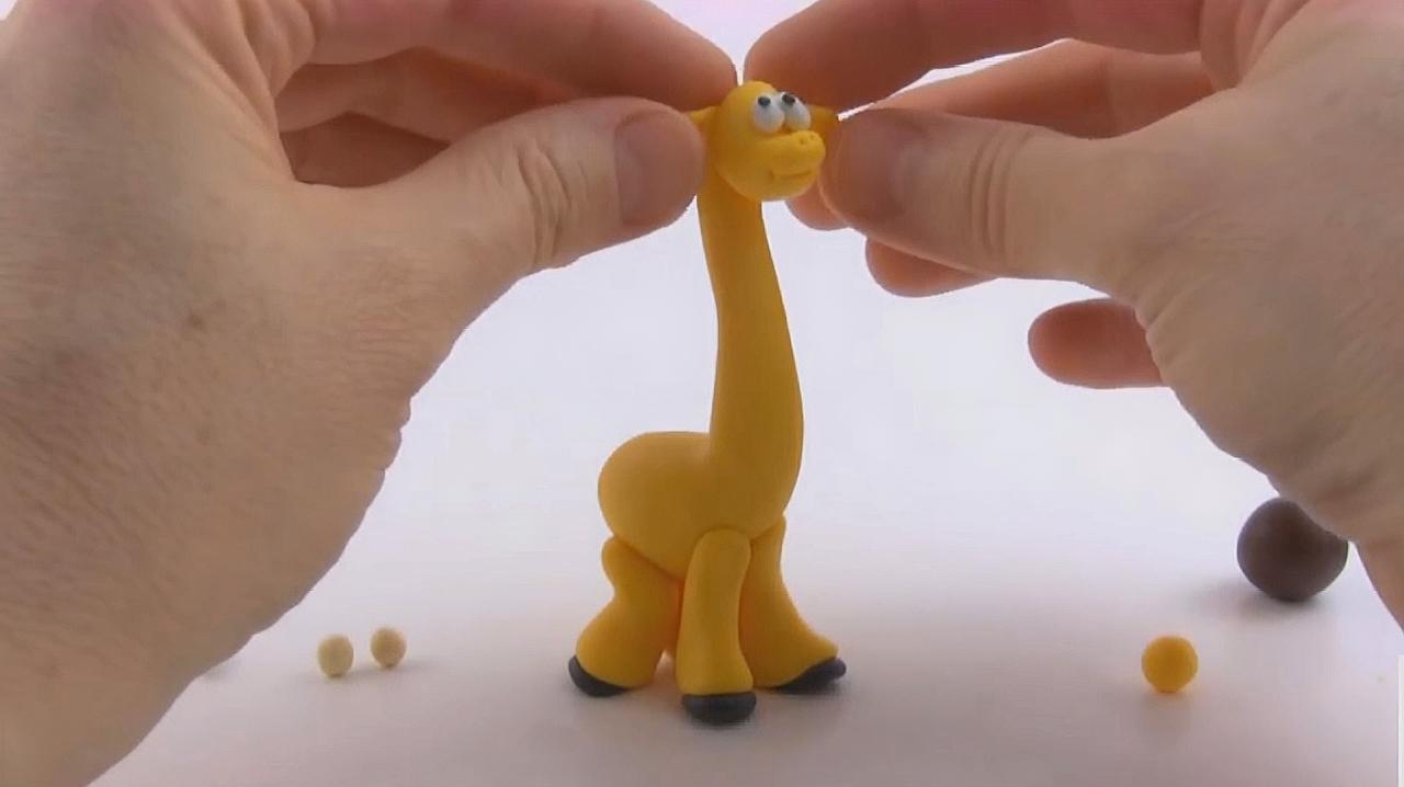 如何用黏土做出长颈鹿