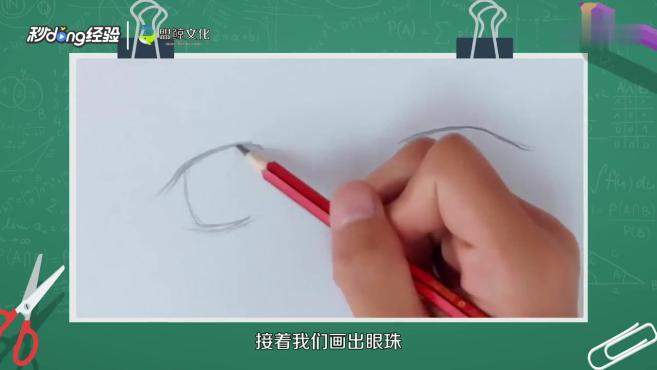 眼睛简笔画怎么画?