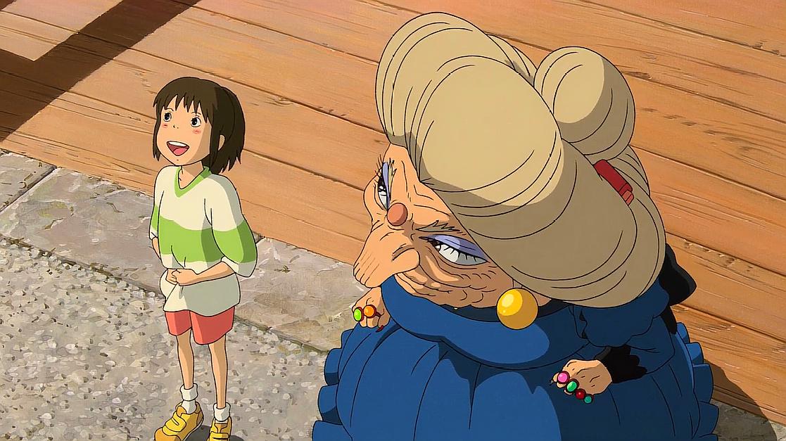 千与千寻:千寻答对汤婆婆的问题,众人为她欢呼,场面真是太壮观