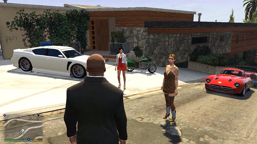 gta5:小富从越南买来"两个女朋友"带去看电影!为何不给看