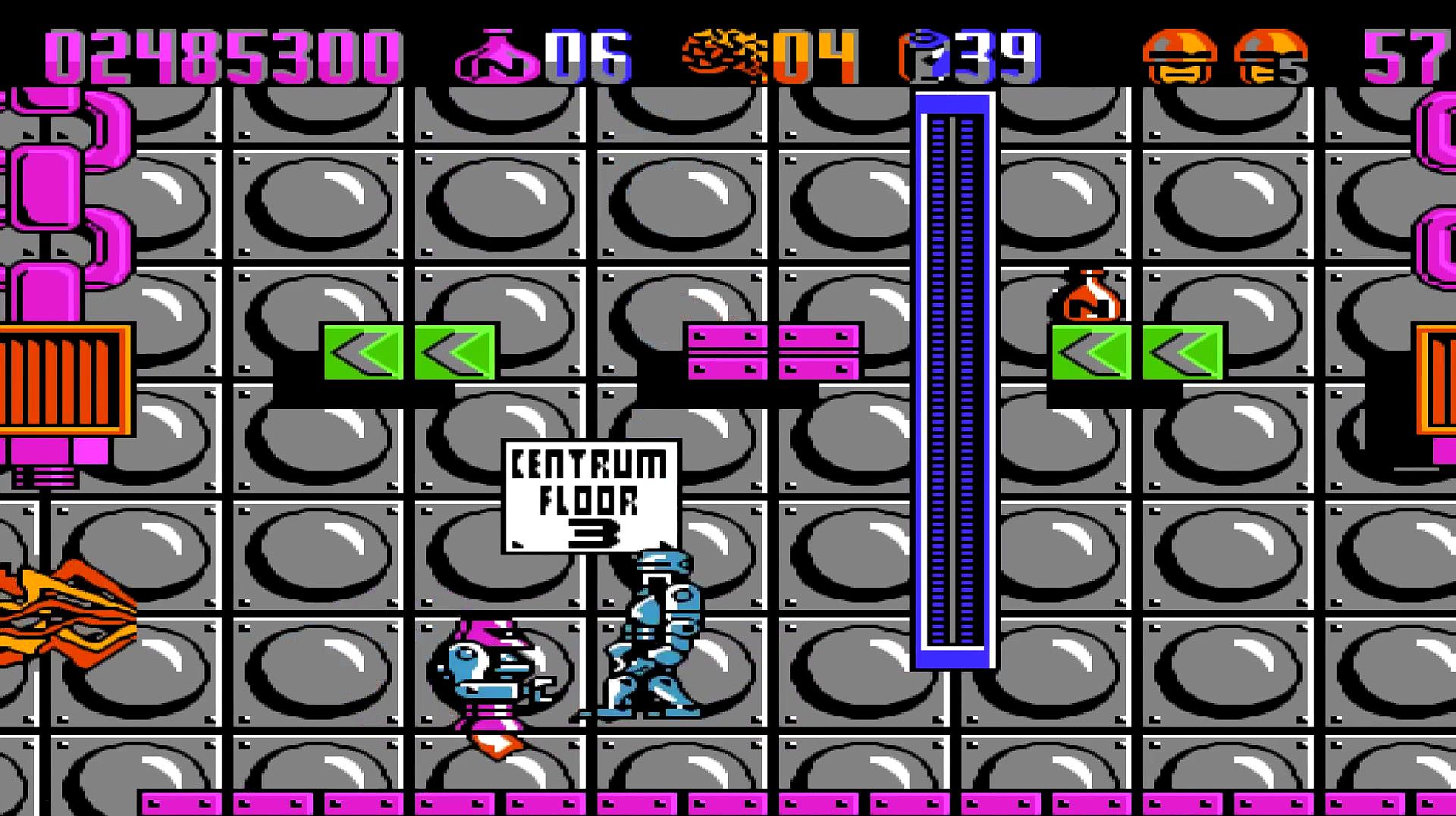 经典fc射击游戏《机械战警2》第11关