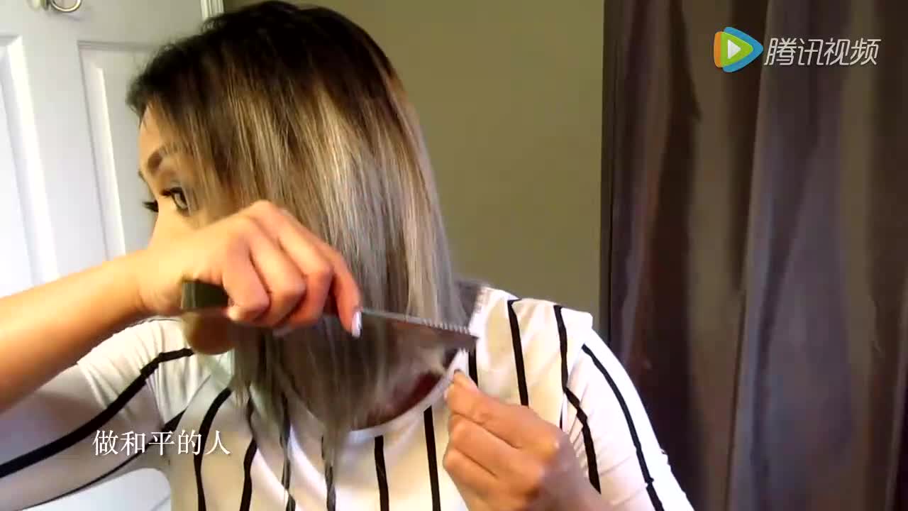 自己diy剪头发 简单清爽的发型教程