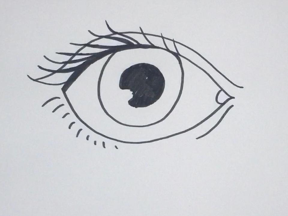 3眼睛简笔画教程3  01:11  来源:好看视频-画眼睛简笔画,这样的画法你