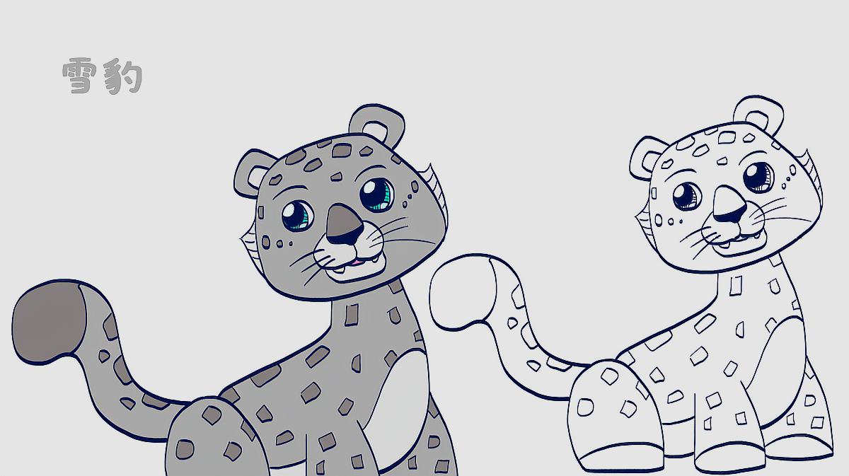 简笔画大全,猎豹(四) 服务升级 3豹子的画法3:这是一只雄壮的美洲豹
