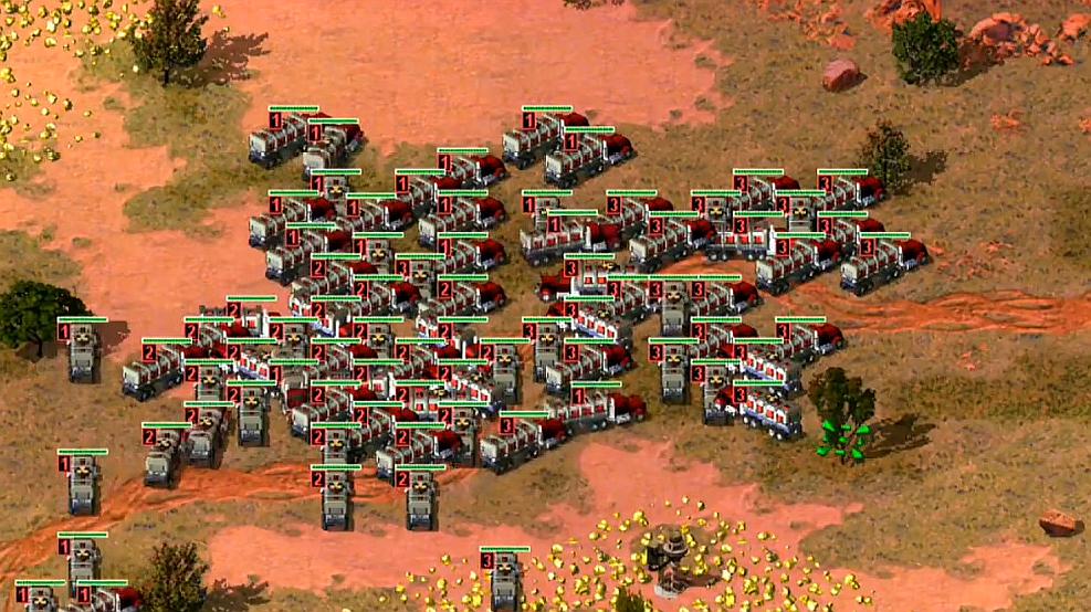 红警:向敌军阵营派了100辆自爆卡车后,敌军内心是崩溃的