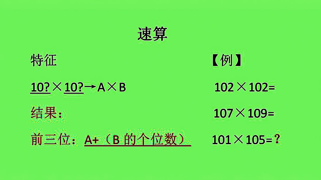 安乐小窝 《小学数学心算速算技巧》教学合集