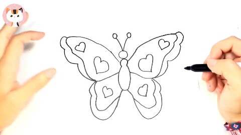 教你蝴蝶的画法,简单又漂亮!