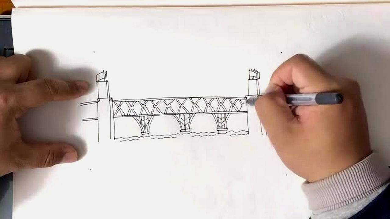 桥怎么画?