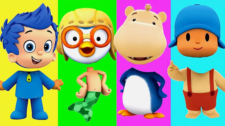 帮小p优优和朋友们找回正确的头像,益智早教拼图