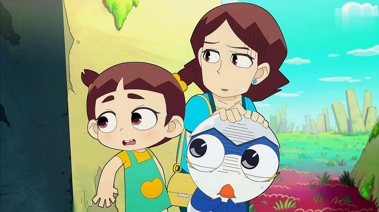 神奇阿呦:画得太差,连狗都嫌难看,小女孩就拿出这个把狗吓跑了