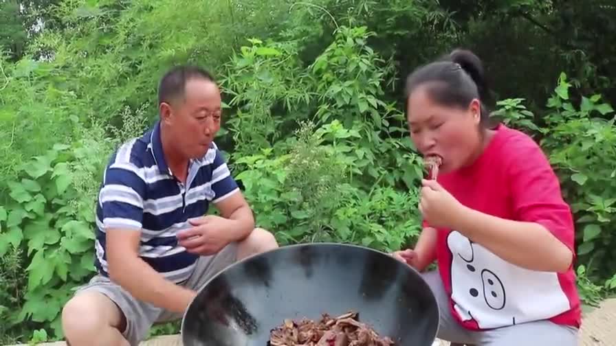 胖妹的美食:大鹅好吃,毛难摘,今天做个红绕鹅肉吃吃