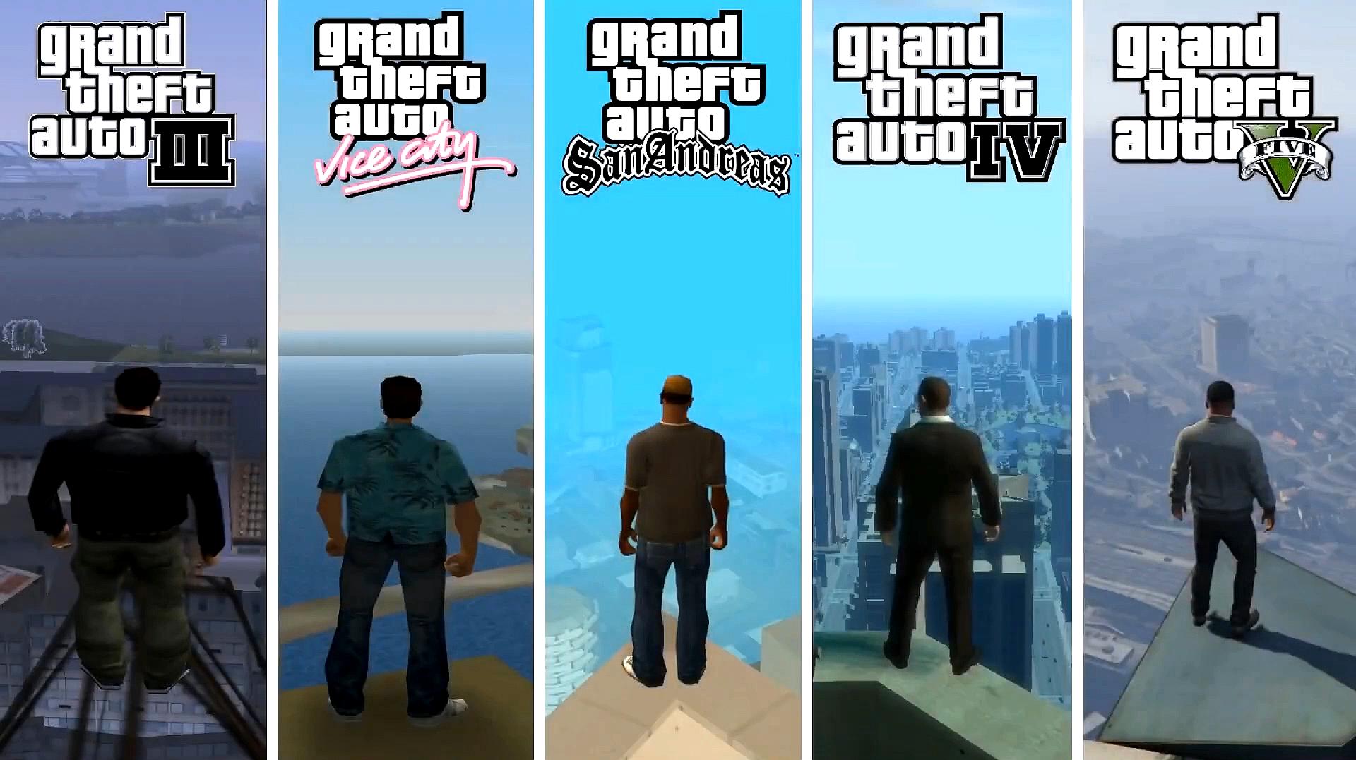 gta系列最高点跳跃:从gta3到gta5游戏中最高建筑物发展史!