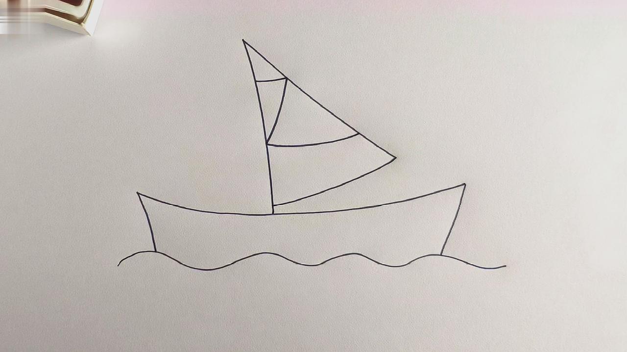 小船怎么画好看又简单图片