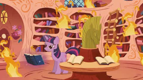 【小马宝莉】系列游戏 :紫悦点燃图书馆游戏