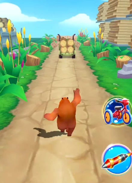 【机智的土八路熊出没之熊大快跑】
