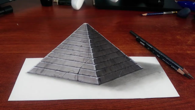 古老金字塔,如何画出其神韵