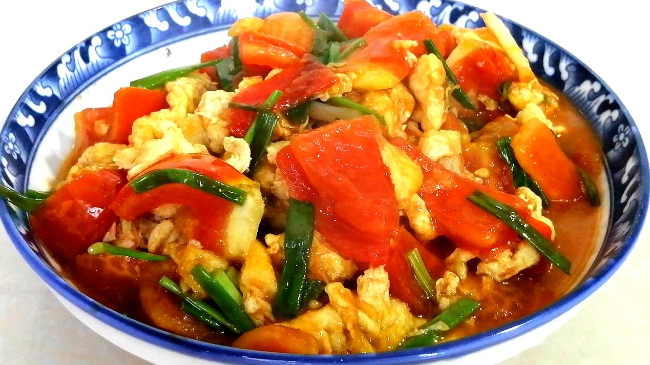 西红柿炒鸡蛋的正确家常炒法,多加这一步,鸡蛋美味又鲜嫩