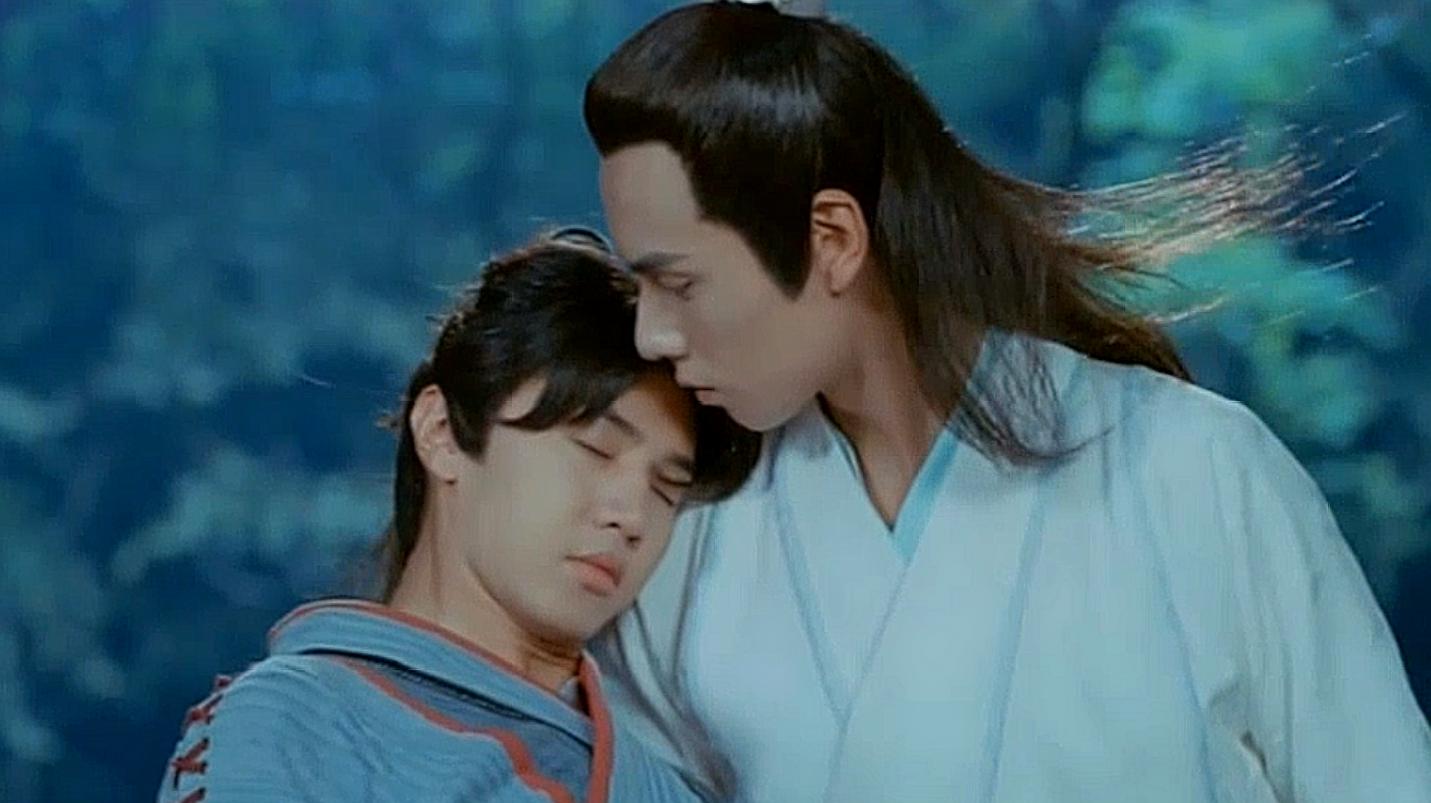 邀月现身逼无缺杀小鱼儿,花无缺帅气救兄弟,小鱼儿调皮怼邀月