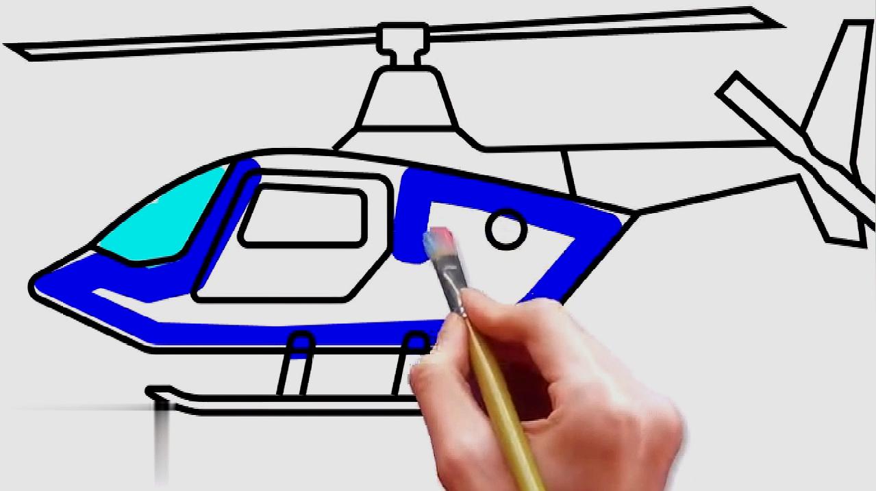 直升机怎么画?