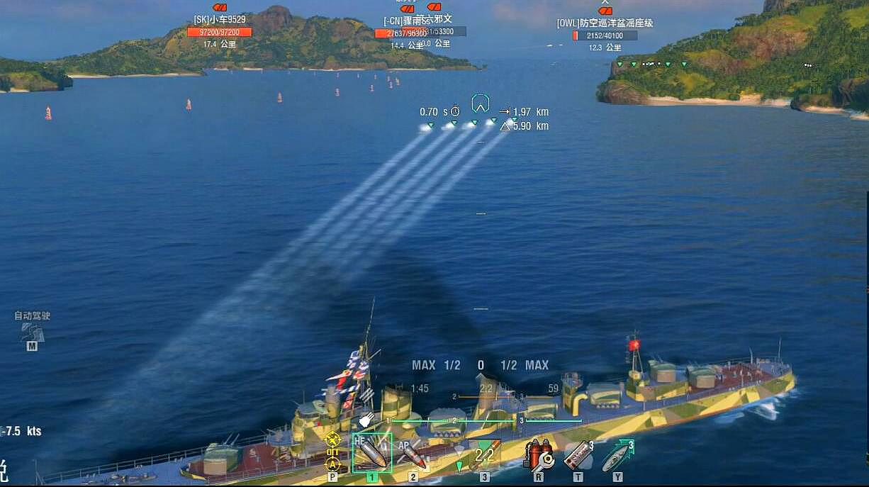 战舰世界:岛风驱逐舰这样放鱼雷有用吗?