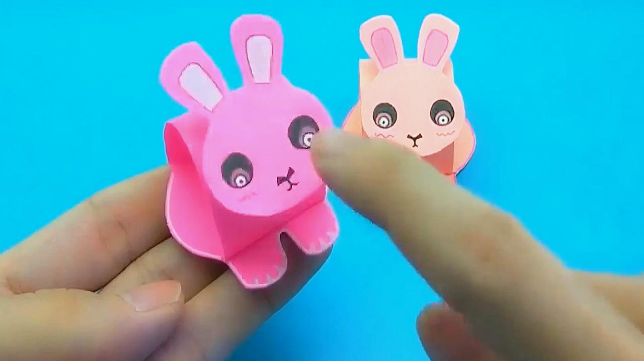 儿童做手工小动物:教你做可爱萌萌哒的小兔子