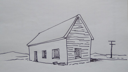 温暖漂亮的小窝—房子简笔画