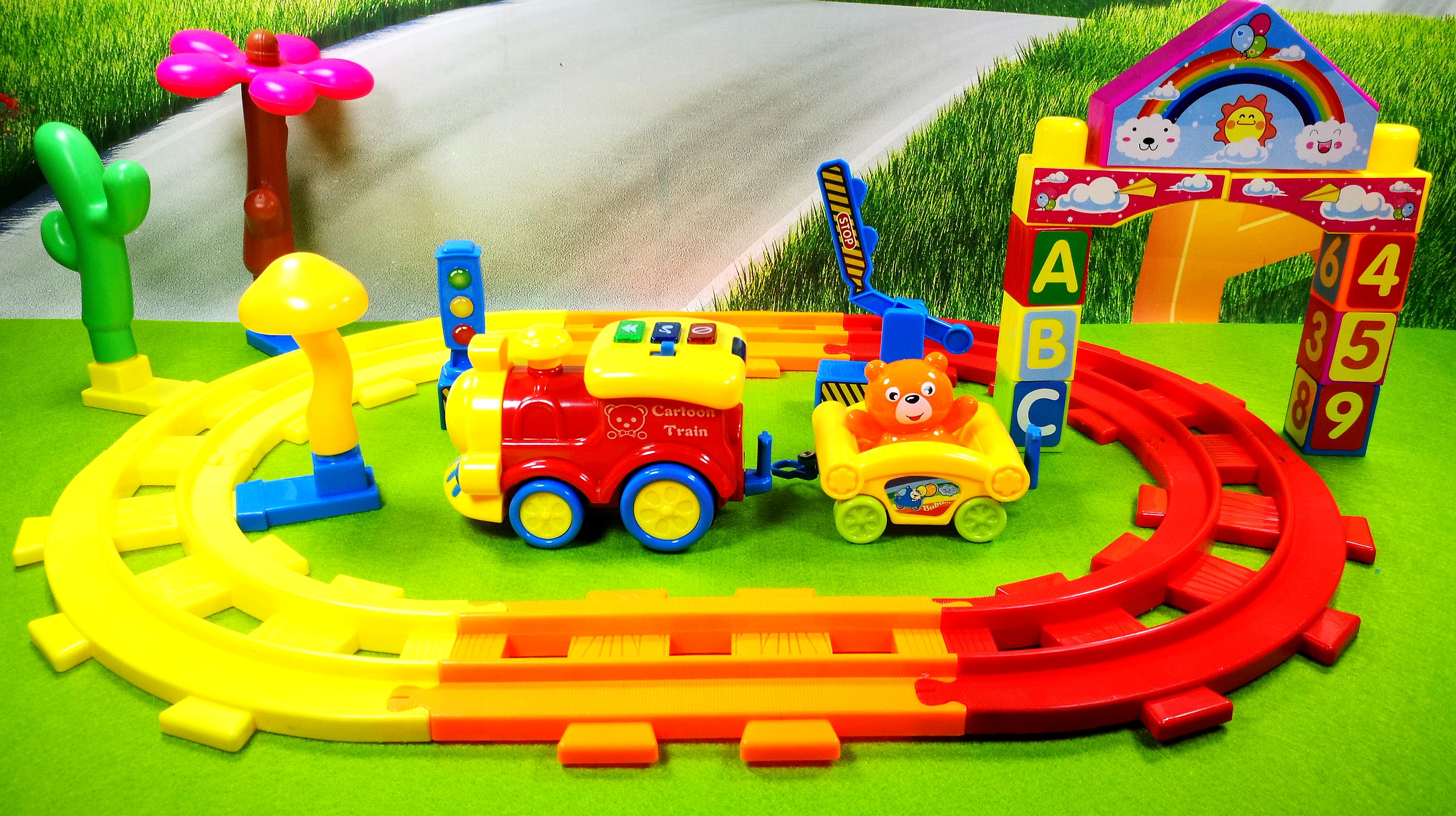 亲子益智玩具,积木轨道火车玩具分享