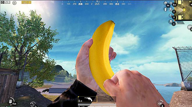 和平精英:机器人也会偷香蕉了?玩家舔包后才发现了问题!