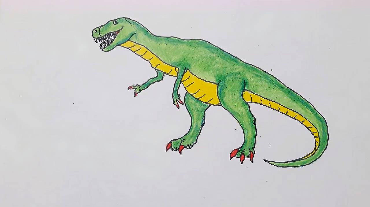 02:36  来源:好看视频-怎么画恐龙:简单易学,用手就可以画出来,一起