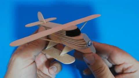 创意儿童手工 教你如何制作立体飞机模型