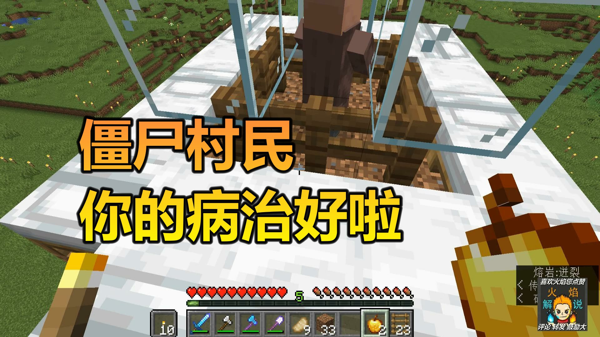 14生存 6946 僵尸村民你的病治好啦