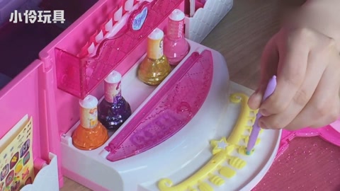 【小伶玩具】珠珠的秘密之时尚可爱的美甲店玩具!