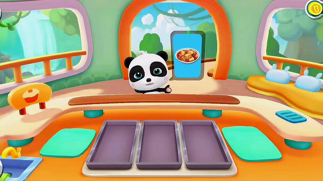 开心早教:宝宝巴士之奇妙料理餐厅手机小游戏