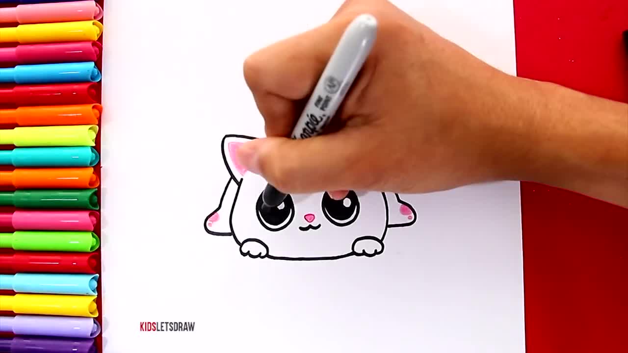 猫咪简笔画怎么画?