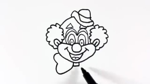 教你小丑的画法,简单又形象!