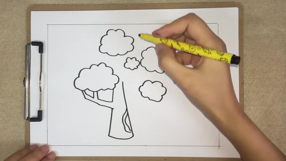 松树简笔画怎么画